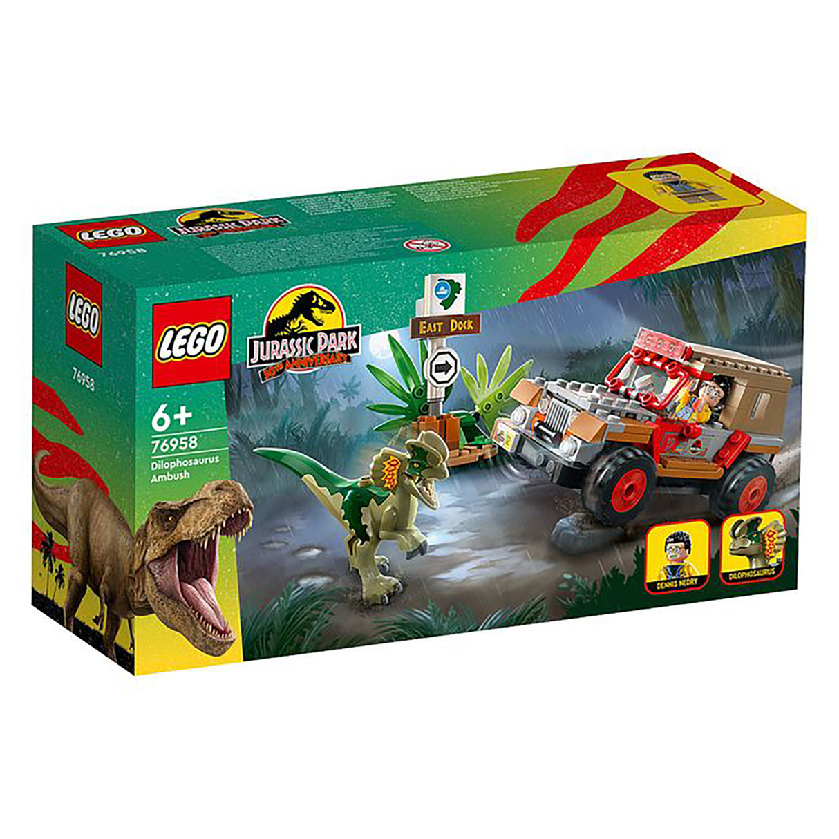 LEGO Jurassic Park Dilophosaurus Ambush 76958 (211 pieces)