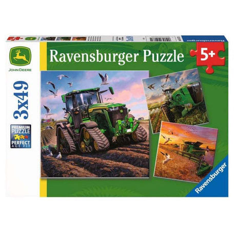 Ravensburger Seasons Of John Deere 3x49 Piece Jigsaw Puzzles