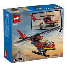 LEGO City Fire Rescue Helicopter 60411, (85-pieces)