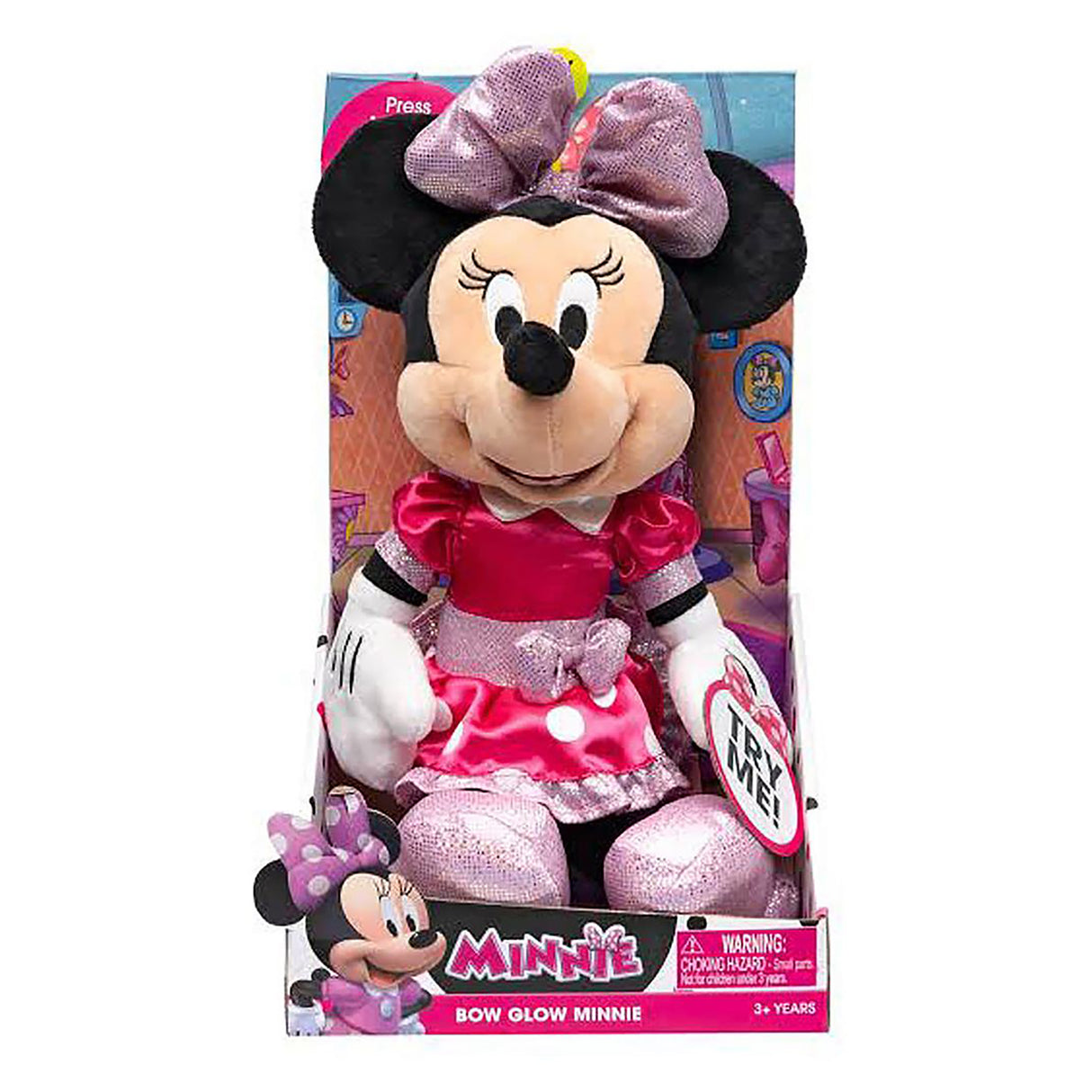Disney Junior Bow Glow Minnie Plush