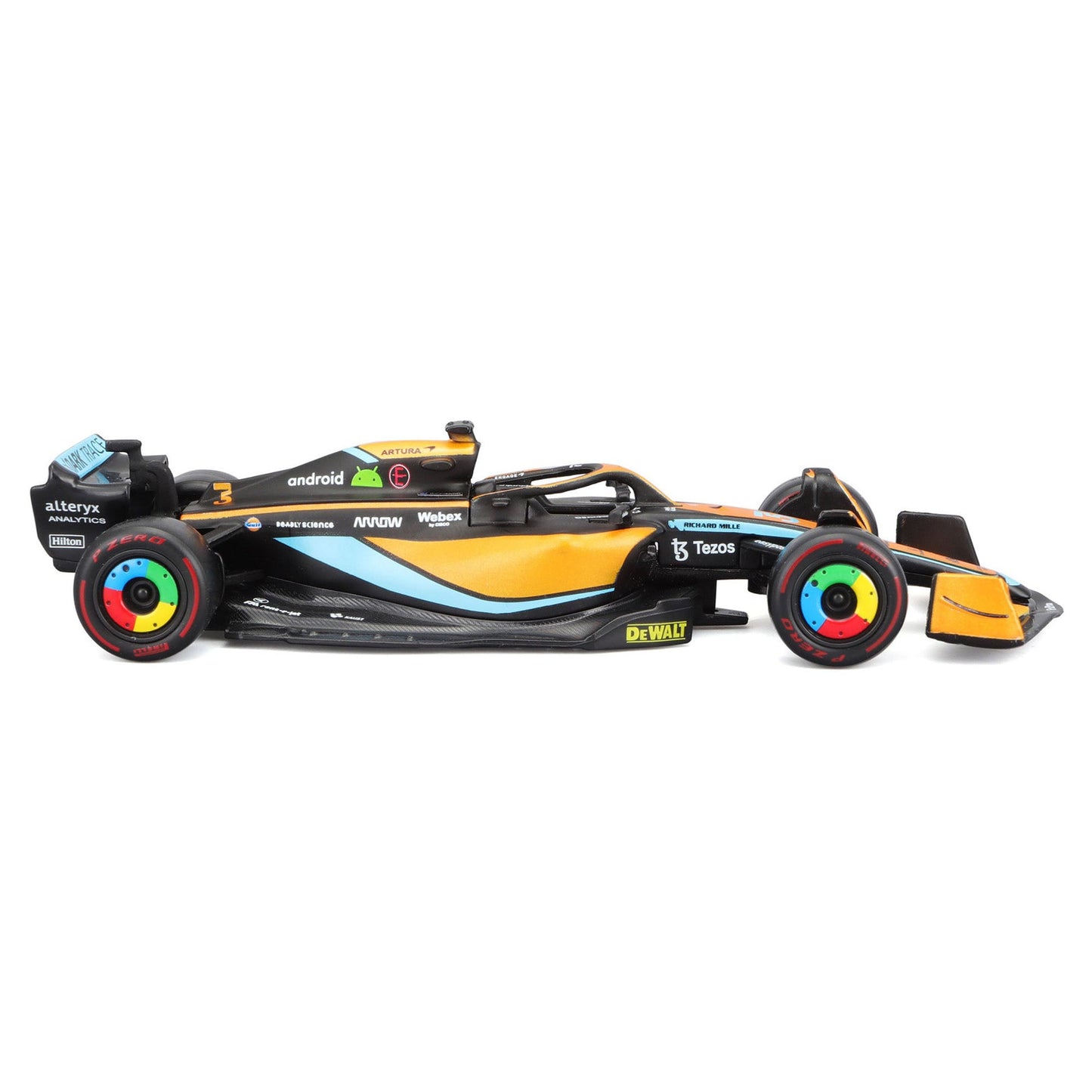 Bburago 1:43 2022 F-1 McLaren MCL 36 #3 Ricciardo
