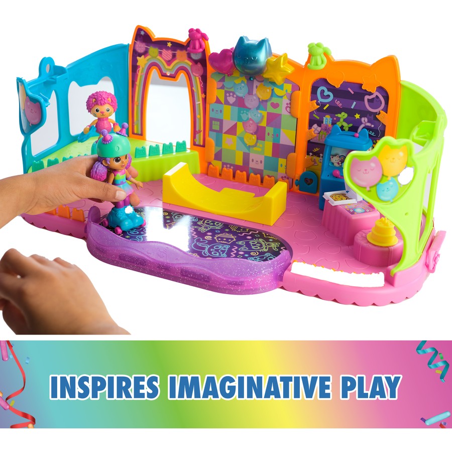 Gabby's Dollhouse Rooftop Roller Party Playset