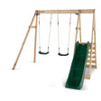 Plum Tamarin Wooden Swing Set Natural