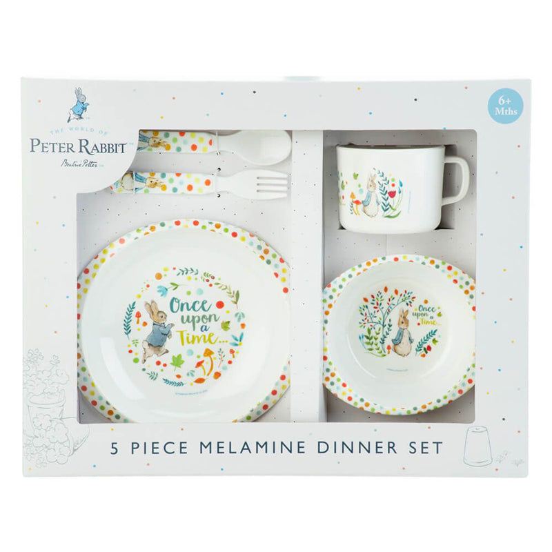 Beatrix Potter Classic Peter Rabbit Dinner Set (5 pieces)