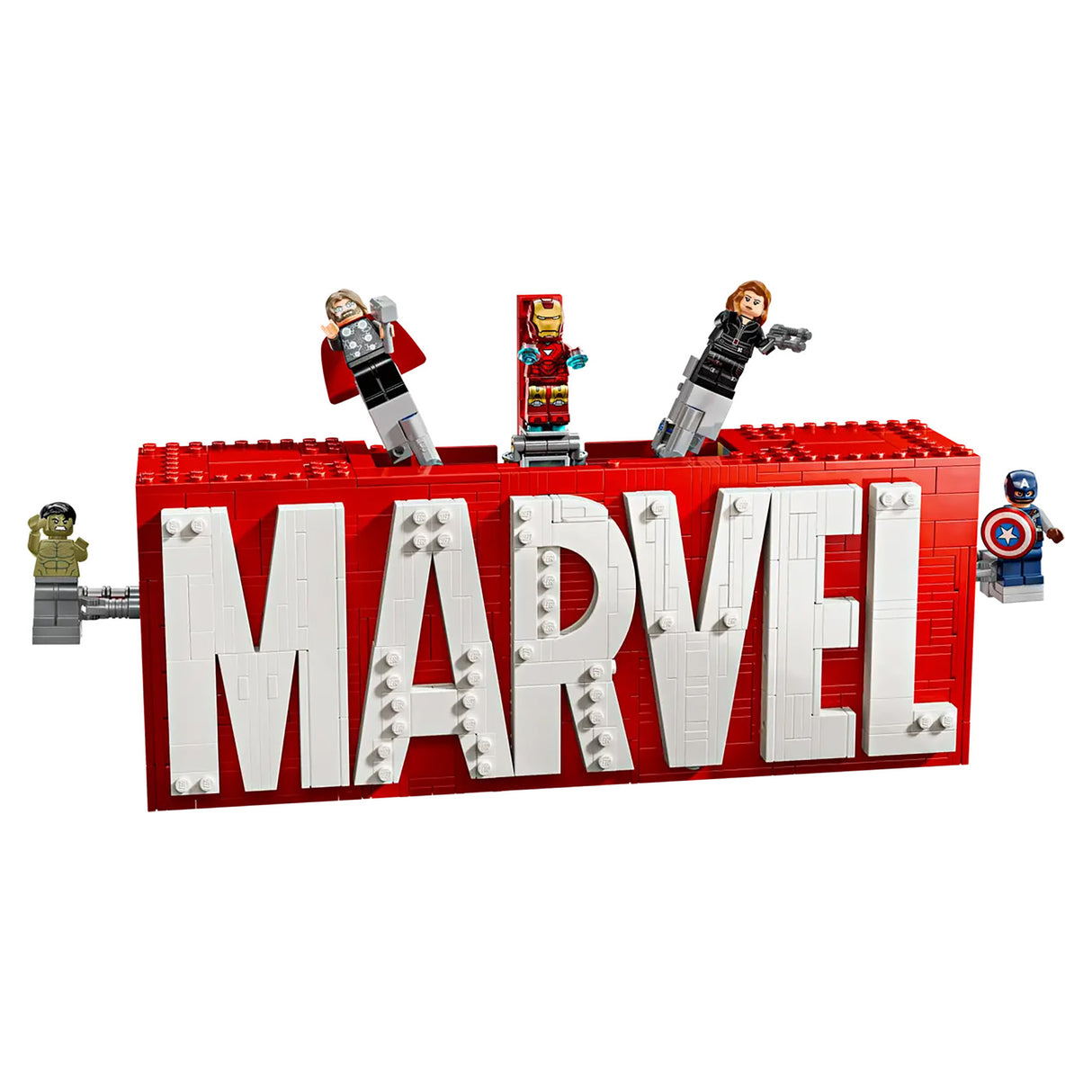 LEGO Marvel Logo & Minifigures 76313