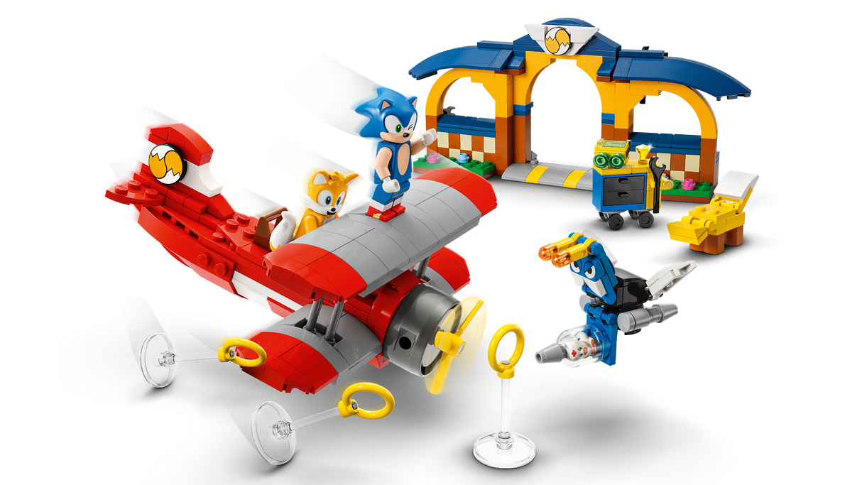 LEGO Sonic the Hedgehog Tails Workshop and Tornado Plane 76991 (376 pieces)