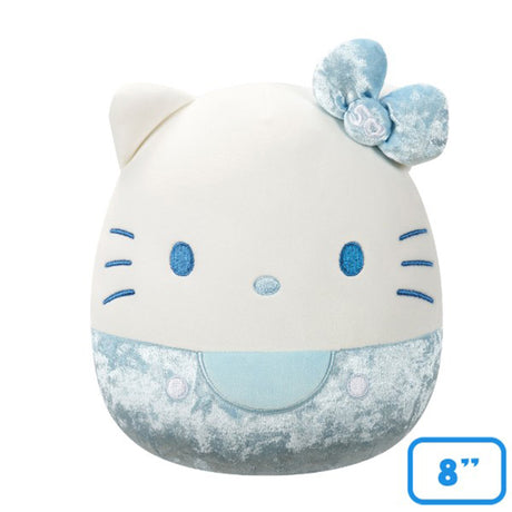 Squishmallows Hello Kitty 50th Velvet Blue 8"  Plush