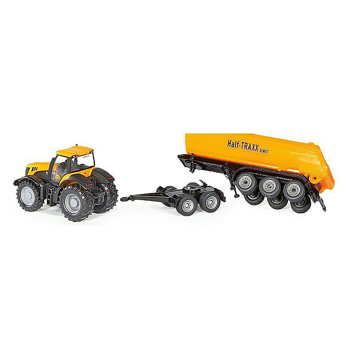 Siku 1858 Die-Cast Vehicle - 1:87 Tractor with Dolly & Tipping Trailer
