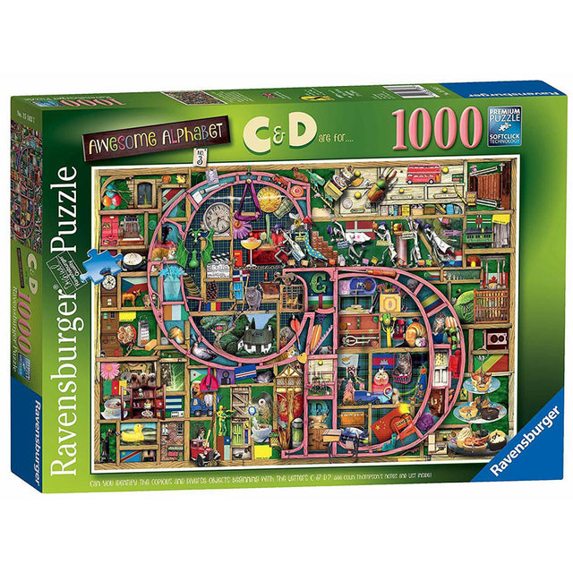 Ravensburger Awesome Alphabet C&D Jigsaw Puzzle 1000pc