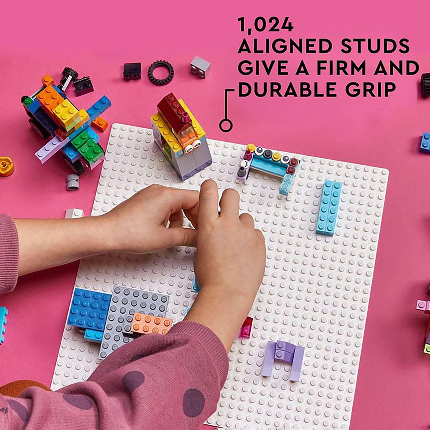 LEGO Classic White Baseplate 11026, White