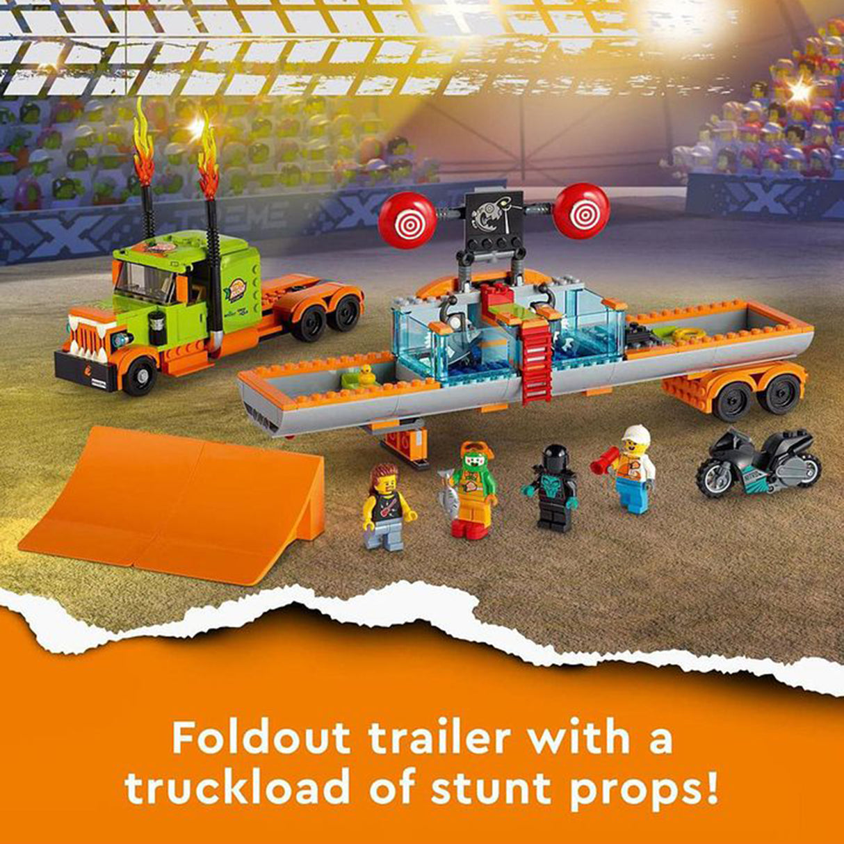 LEGO City Stunt Show Truck 60294 (420 pieces)