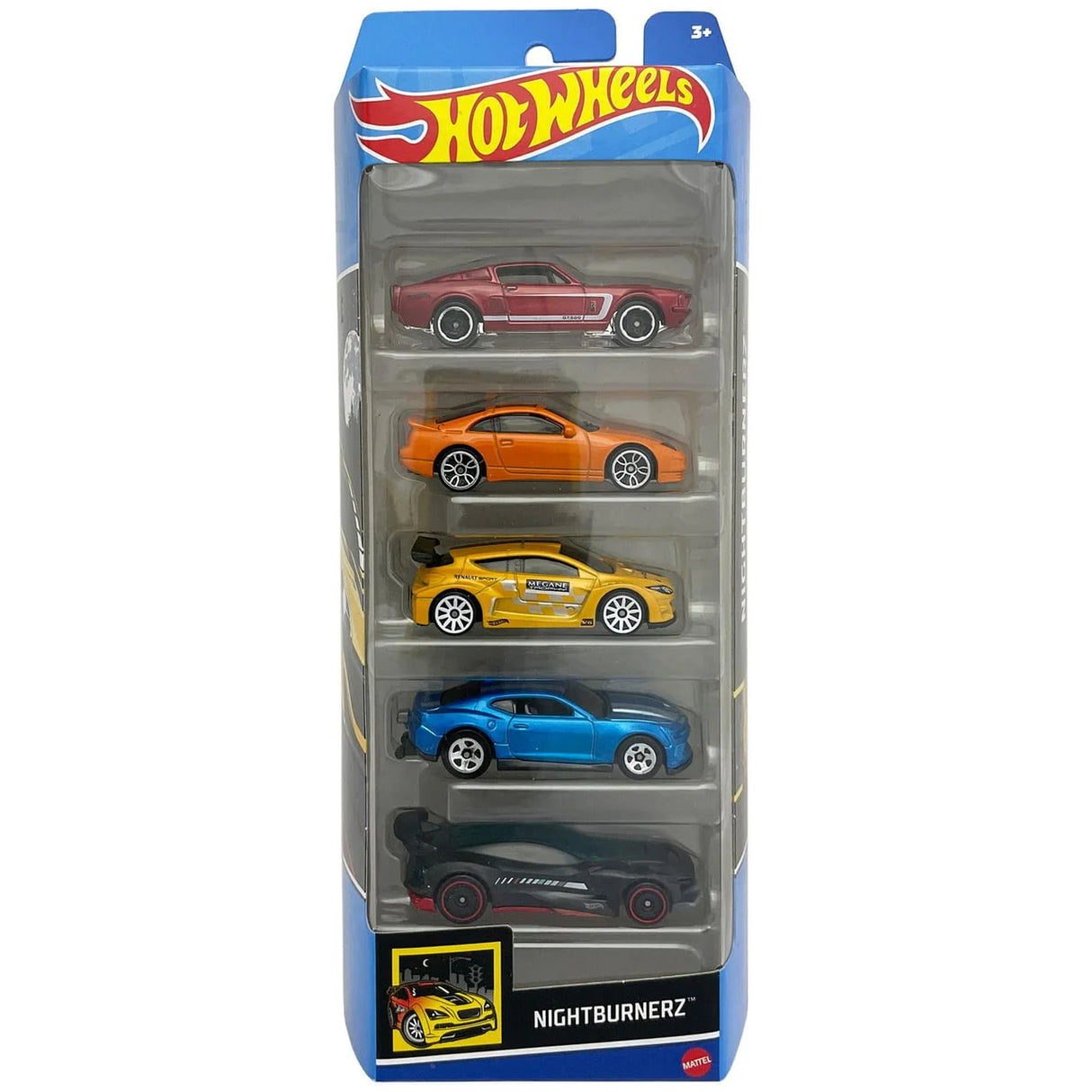 Hot Wheels 5-Pack Nightburnerz Die-Cast Vehicle