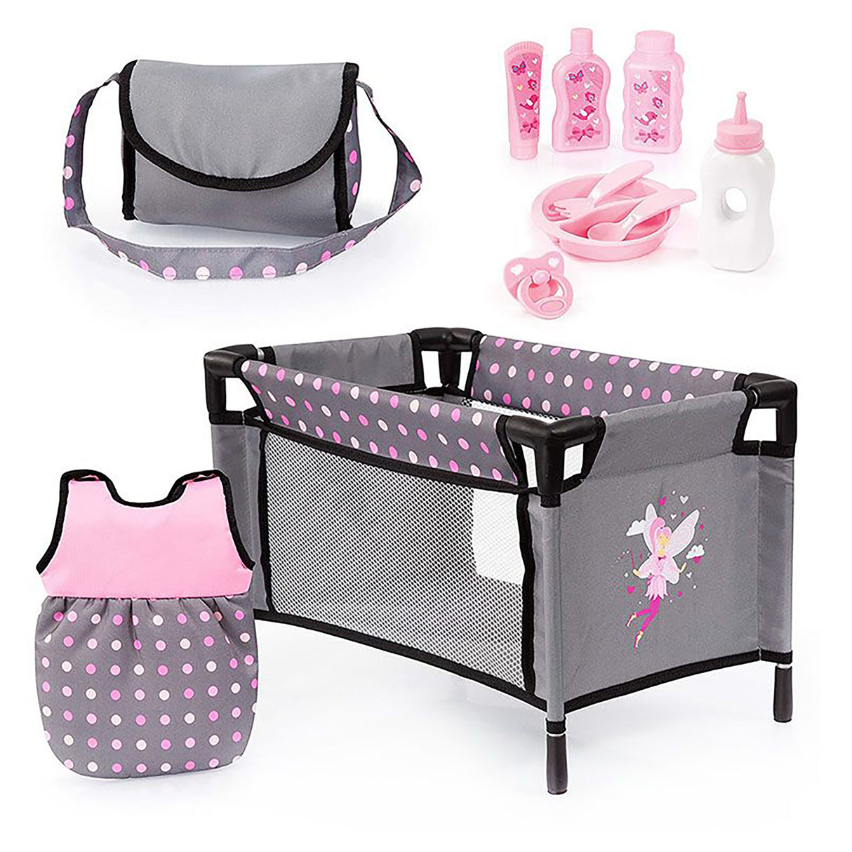 Bayer Doll Travel Bed + Accessory