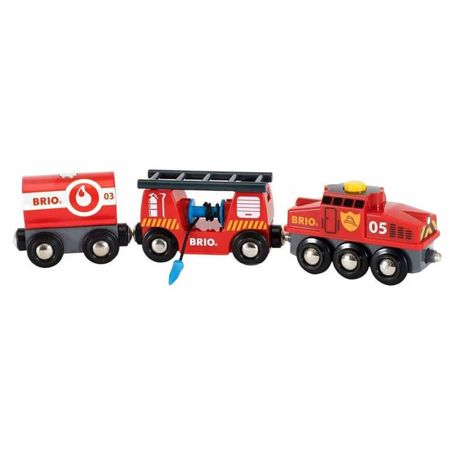 BRIO Train - Rescue Firefighting Train (4 pieces)