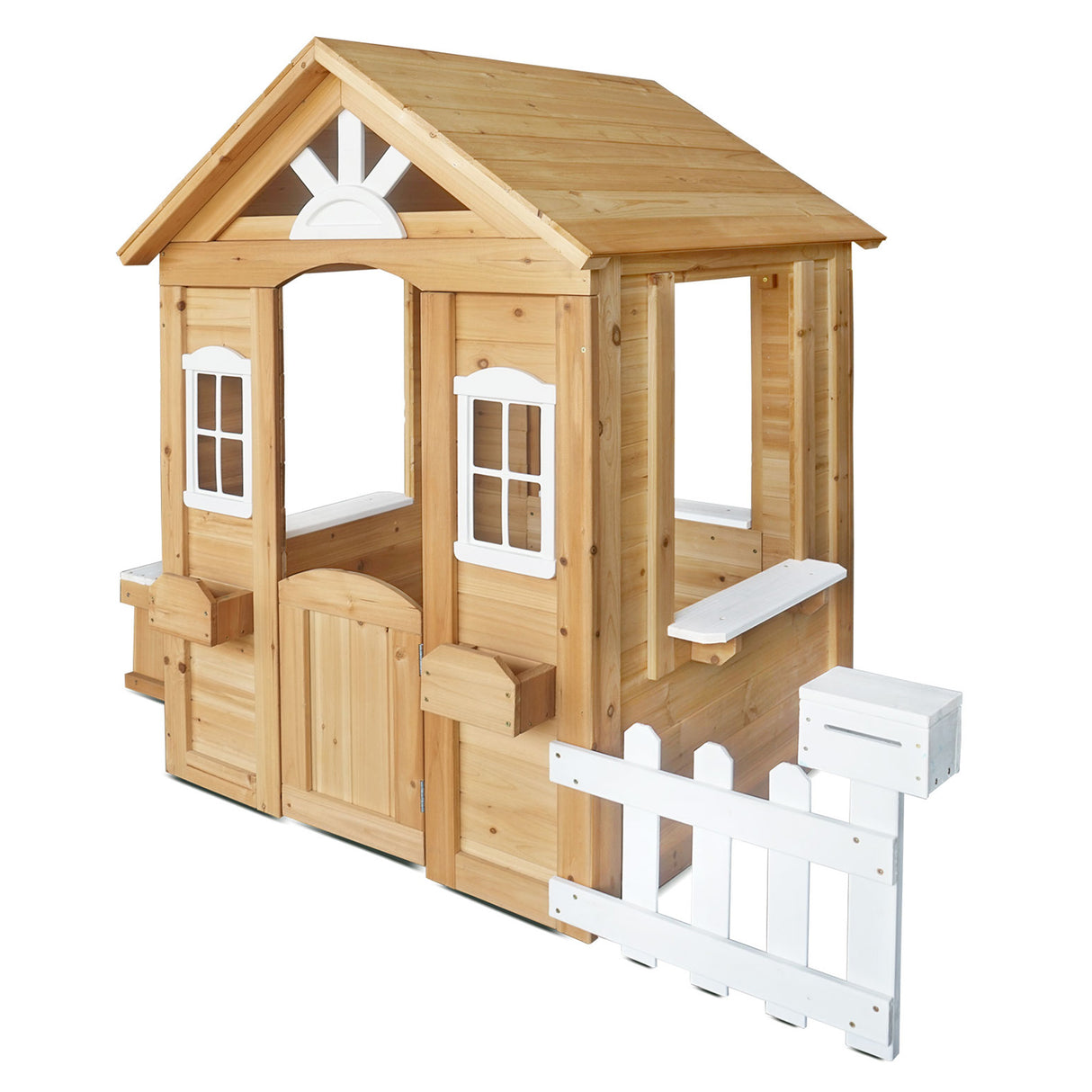 Lifespan Kids Teddy V2 Cubby House Natural, Natural Timber