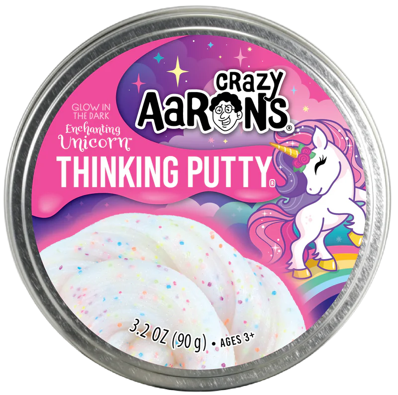 Crazy Aaron's Glowbrights Putty Enchanting Unicorn