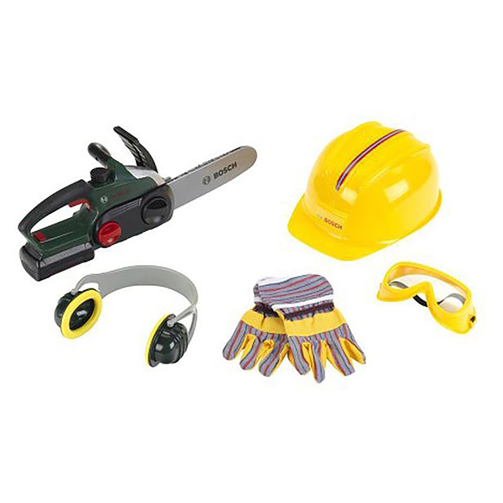 Bosch Mini Chainsaw Helmet and Accessories Set Toys R Us Australia