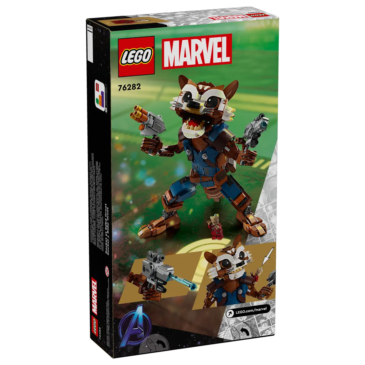LEGO Marvel Rocket & Baby Groot 76282, (566-pieces)