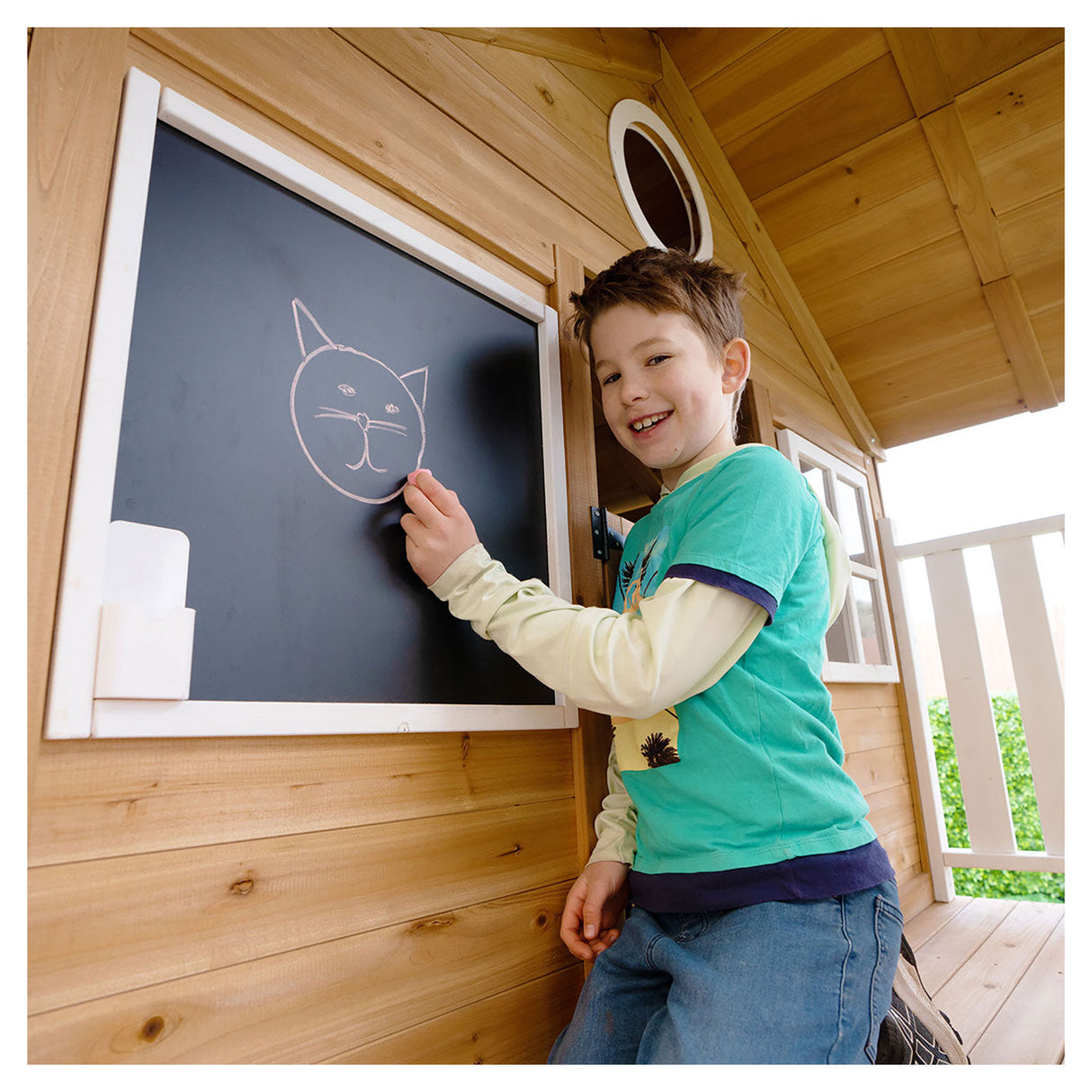 Lifespan Kids Warrigal Cubby House - Green Slide