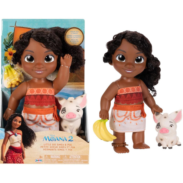 Moana 2 Little Sis Simea Pua Petite 15cm Doll