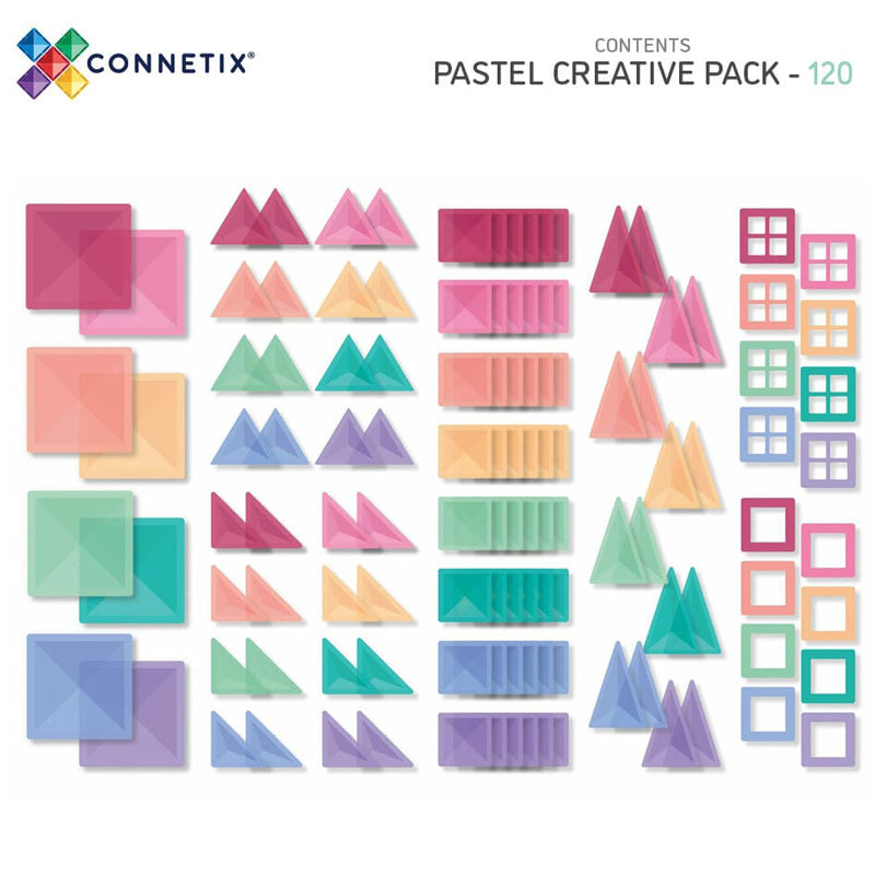 Connetix Pastel Creative pack 120 pc