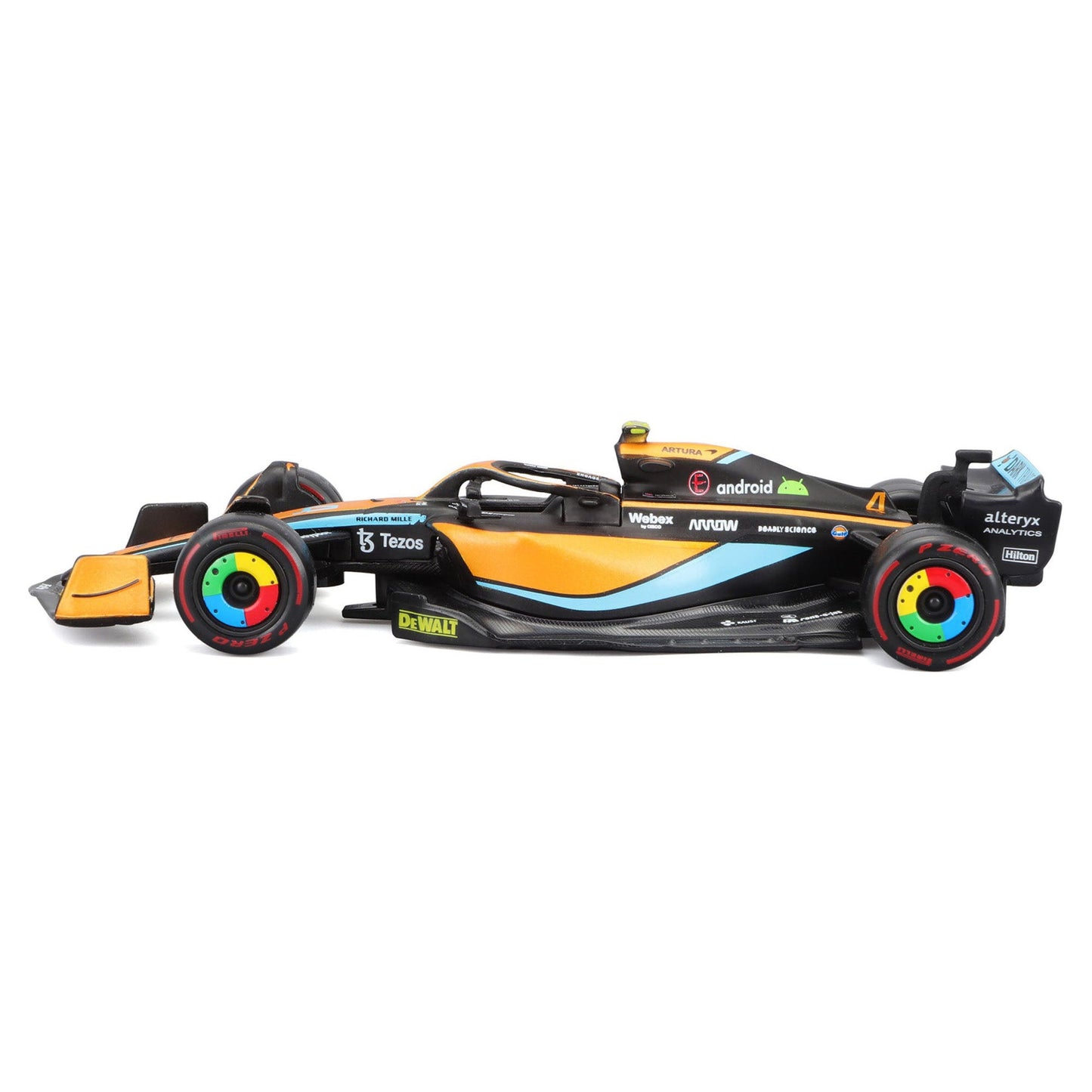 Bburago 1:43 2022 F-1 McLaren MCL 36 #4 Norris