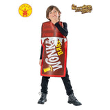 Rubies WILLY WONKA CHOCOLATE BAR TABARD (5-8 years)