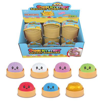 Squishy Mystery Neon 8.5cm Dumpling assorted