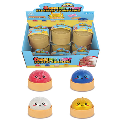 Squishy Mystery Bead Filled 8.5cm Dumpling assorted