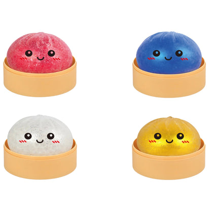Squishy Mystery Bead Filled 8.5cm Dumpling assorted
