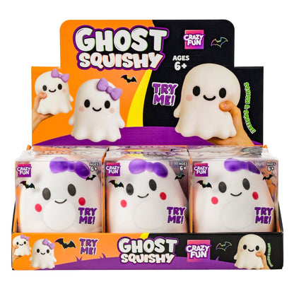 Squishy Jumbo Girl Ghost with a Bow - sold as each