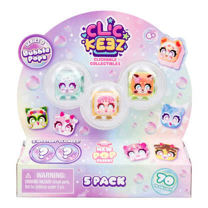 Clickeez Series 3 Bubble Pops 5 Pack