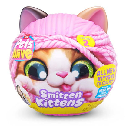 ZURU Pet's Alive Smitten Kittens Interactive Plush Series 2 assorted