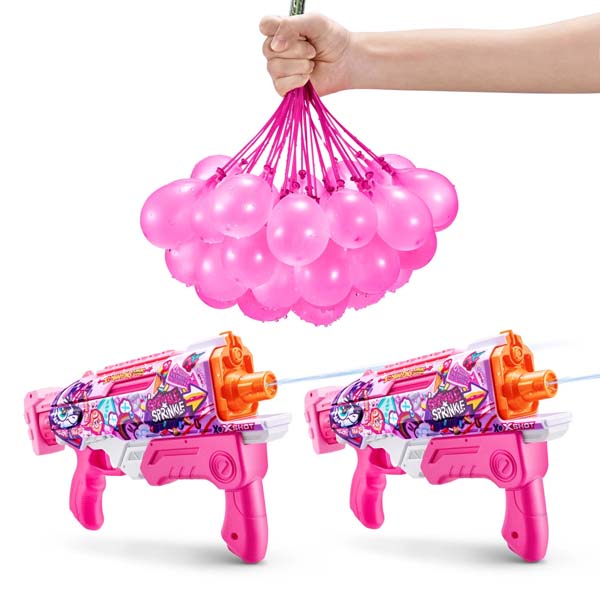 Zuru Xshot Unicorn Hyperload 2 Pack with 3pk Bunch o Balloons