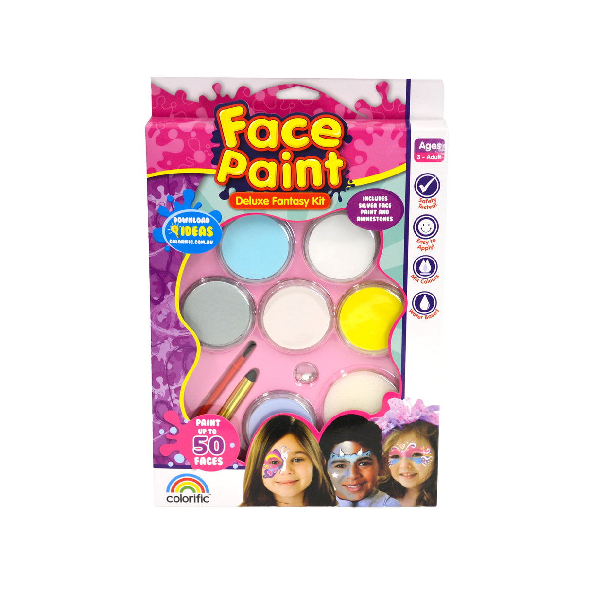 Face Paint Deluxe Fantasy Kit