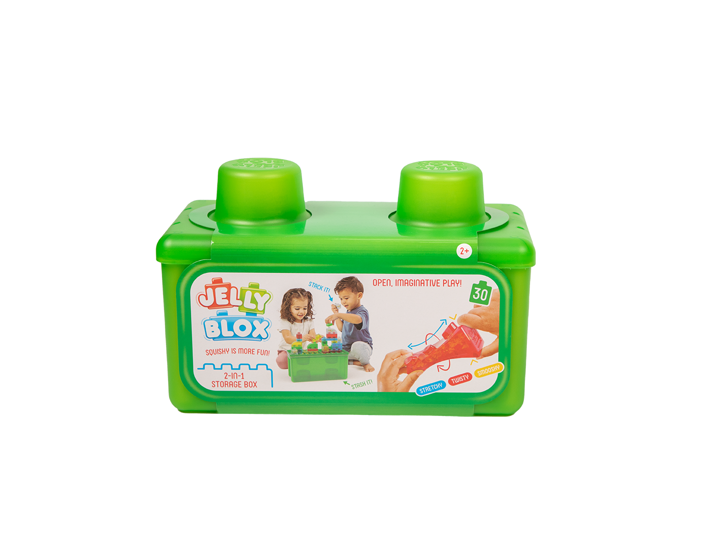 Jelly Blox - Stash & Stack 2 in 1 Storage Case