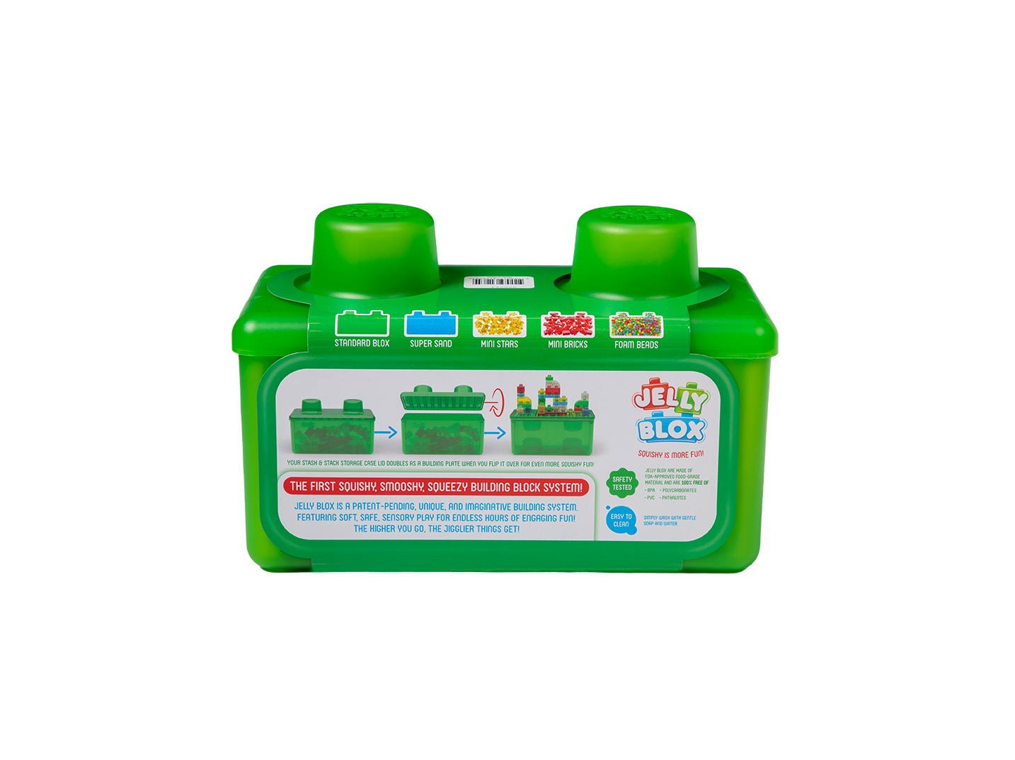 Jelly Blox - Stash & Stack 2 in 1 Storage Case