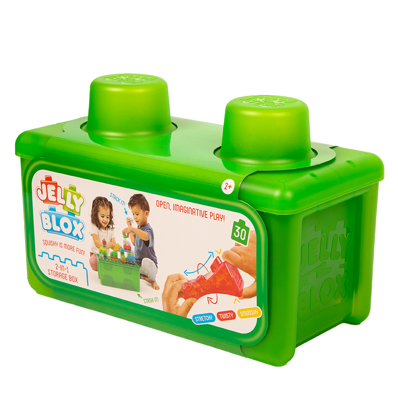 Jelly Blox - Stash & Stack 2 in 1 Storage Case