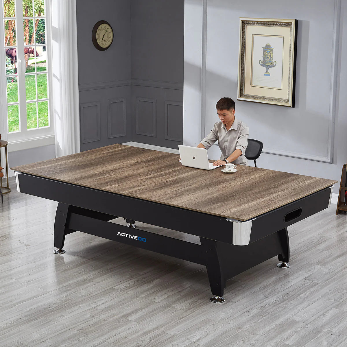 ActiveGo BreakShot 7ft Pool Table with 3-IN-1 Top