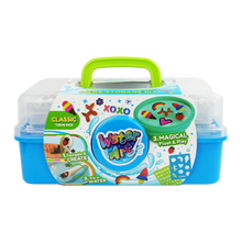 Water Art all-in-one kit with clear storage case and green handle