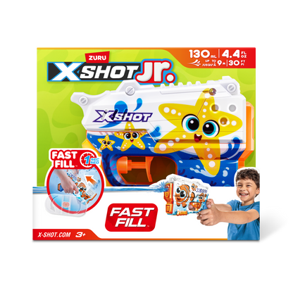 X-SHOT Fast Fill Skins Junior Water Blaster Starfish
