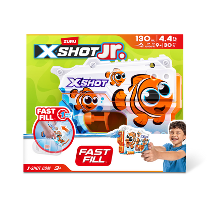 X-SHOT Fast Fill Skins Junior Water Blaster Clownfish