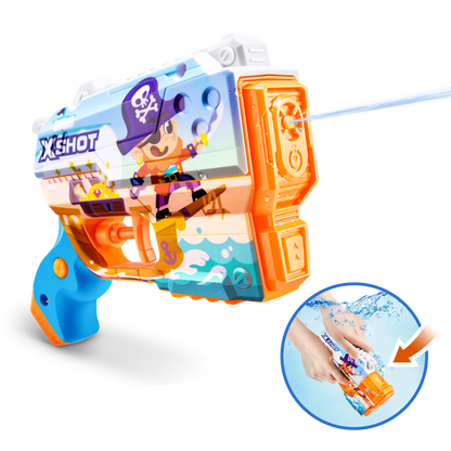 X-SHOT Fast Fill Skins Junior Water Blaster Pirate