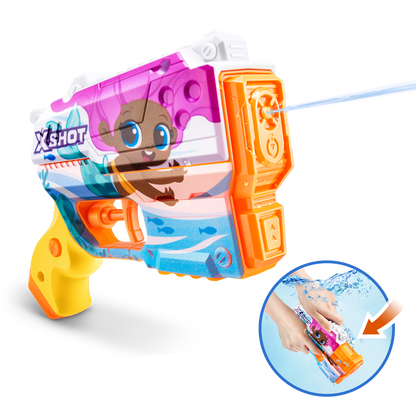 X-SHOT Fast Fill Skins Junior Water Blaster Mermaid