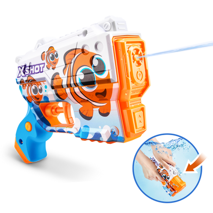 X-SHOT Fast Fill Skins Junior Water Blaster Clownfish