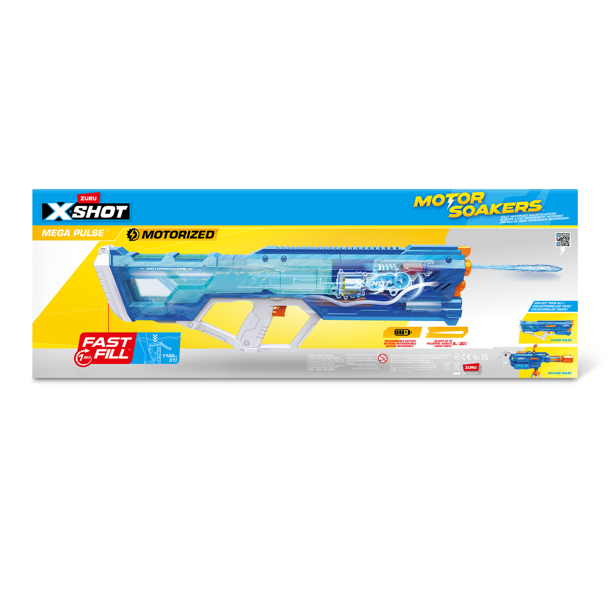 ZURU X SHOT Fast Fill Motor Soakers Mega Pulse