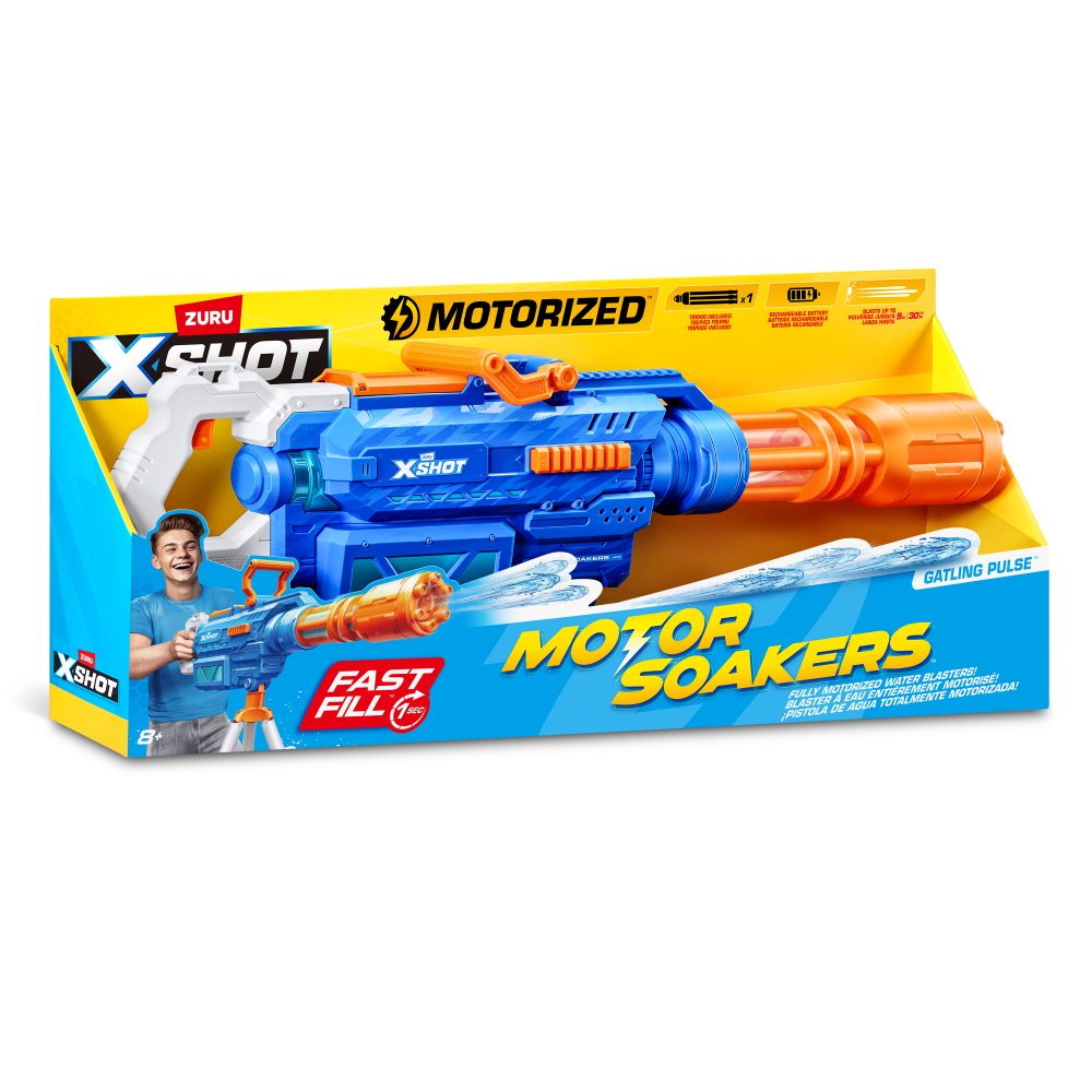 Zuru X SHOT Fast Fill Motor Soakers Gatling