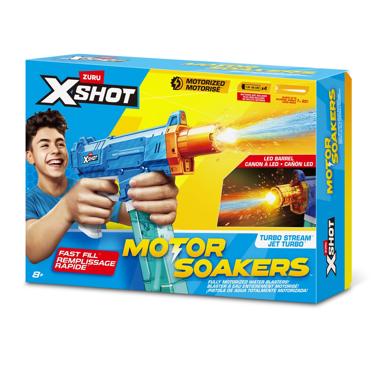 Zuru X SHOT Fast Fill Motor Soakers Turbo Stream