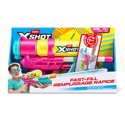 X-SHOT Fast Fill Retro Blaster Yellow in Gift Box