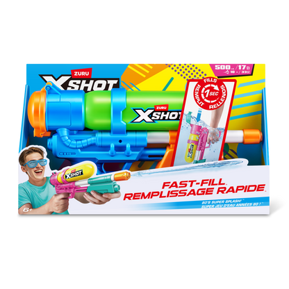 Zuru XSHOT Fast Fill Retro Blaster Green in Gift Box
